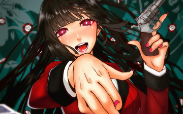 Картинка аниме kakegurui девушка