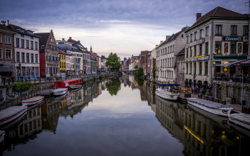 Картинка города гент+ бельгия ghent belgium гент