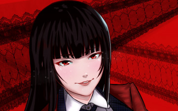 Картинка аниме kakegurui девушка
