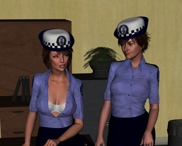 Обои картинки фото carabinieri, 3д графика, люди , people, фон, взгляд, девушки