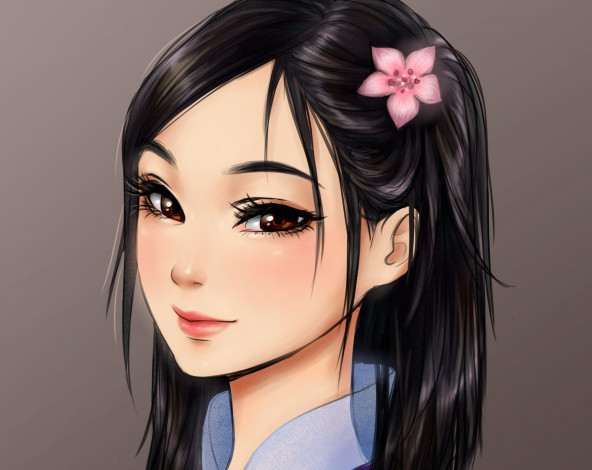 Обои картинки фото рисованное, кино, девушка