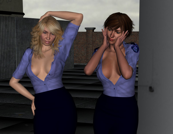 Обои картинки фото 3д графика, люди , people, фон, взгляд, девушки