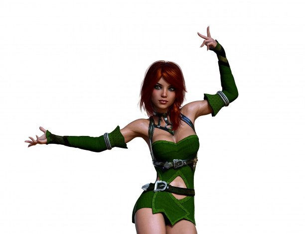 Обои картинки фото 3д графика, люди , people, фон, взгляд, девушка