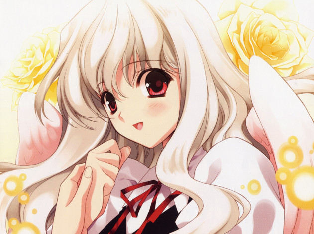 Обои картинки фото аниме, ангелы,  демоны, девушка