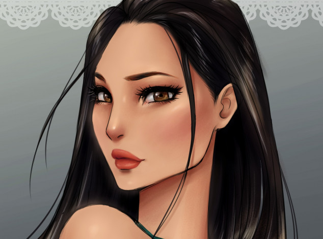 Обои картинки фото рисованное, кино, девушка