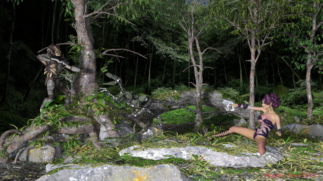 Обои картинки фото 3д графика, фантазия , fantasy, фон, взгляд, девушка