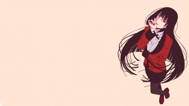 Обои картинки фото аниме, kakegurui, девушка