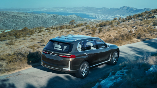 Обои картинки фото bmw x7 iperformance concept  2017, автомобили, bmw, 2017, concept, iperformance, x7
