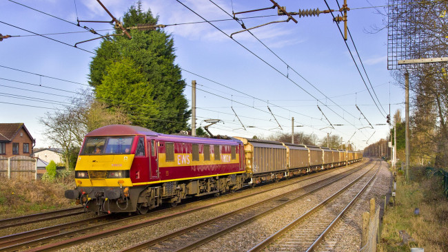 Обои картинки фото техника, электровозы, состав, локомотив