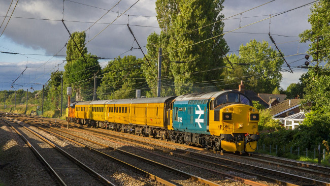 Обои картинки фото техника, поезда, состав, локомотив