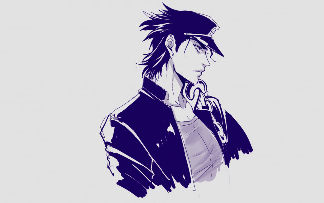 Обои картинки фото аниме, jojo`s bizarre adventure, парень