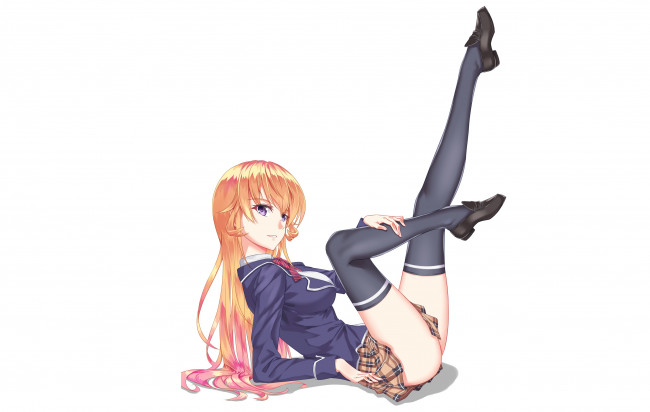Обои картинки фото аниме, shokugeki no soma, девушка