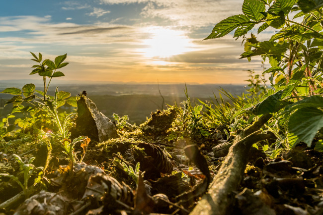 Обои картинки фото природа, восходы, закаты, простор