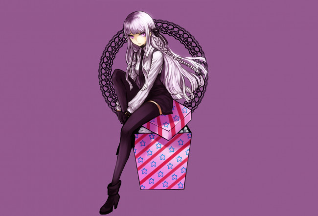 Обои картинки фото аниме, danganronpa, девушка