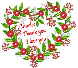 Картинка праздничные день+святого+валентина +сердечки +любовь цветы сердечко