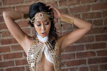 Картинка девушки -unsort+ азиатки украшения брюнетка стена