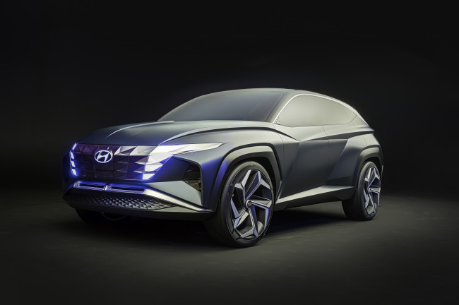 Обои картинки фото hyundai vision t concept, автомобили, 3д, hyundai