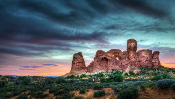 Картинка arches+national+park utah природа горы arches national park