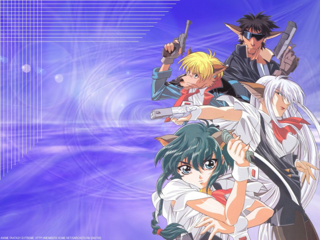 Обои картинки фото аниме, hyper, police