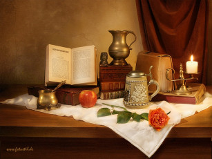 обоя eduard, peter, still, life, classic, разное, посуда, столовые, приборы, кухонная, утварь