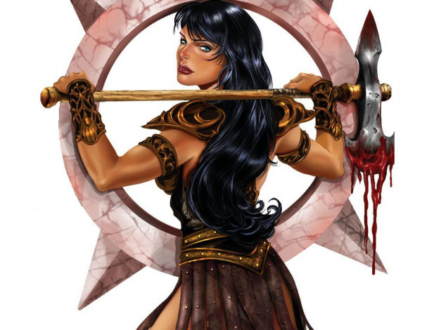 Обои картинки фото фэнтези, девушки