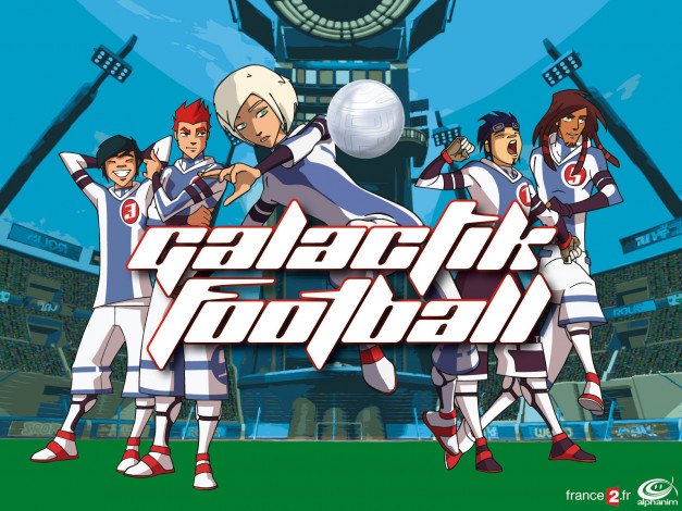Обои картинки фото мультфильмы, galactik, football