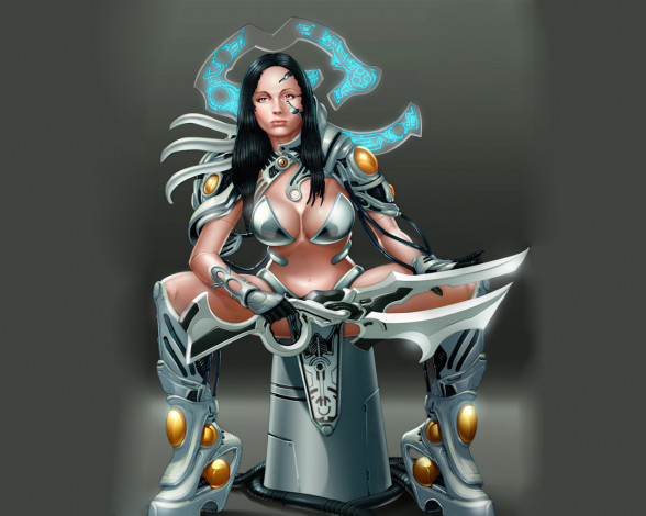 Обои картинки фото фэнтези, девушки