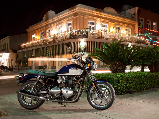 Обои картинки фото мотоциклы, triumph