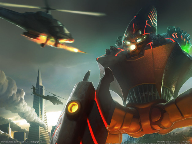 Обои картинки фото видео, игры, universe, at, war, earth, assault