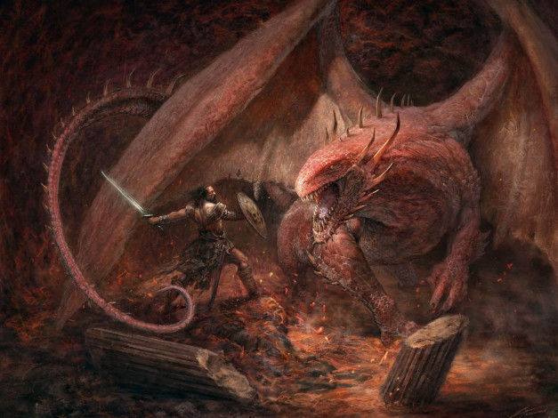 Обои картинки фото фэнтези, драконы