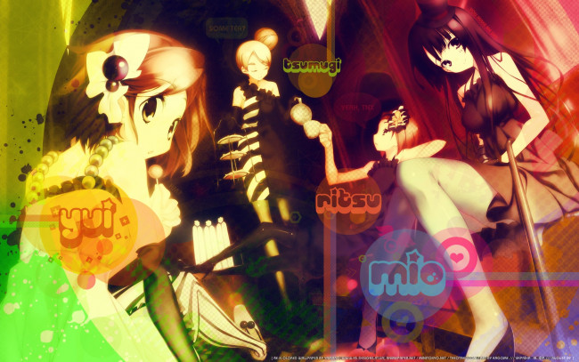 Обои картинки фото by, yamaro, аниме, on