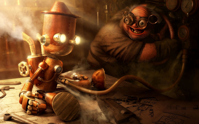 Обои картинки фото steamnocchio, фэнтези, существа