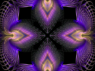 Картинка 3д графика fractal фракталы абстракция