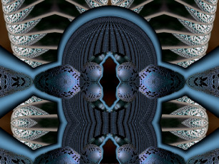 Картинка 3д графика fractal фракталы узор абстракция