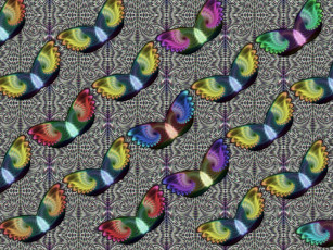 Картинка 3д графика fractal фракталы узор абстракция