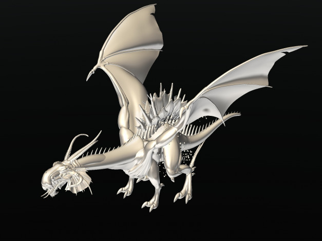 Обои картинки фото 3д, графика, creatures, существа, дракон