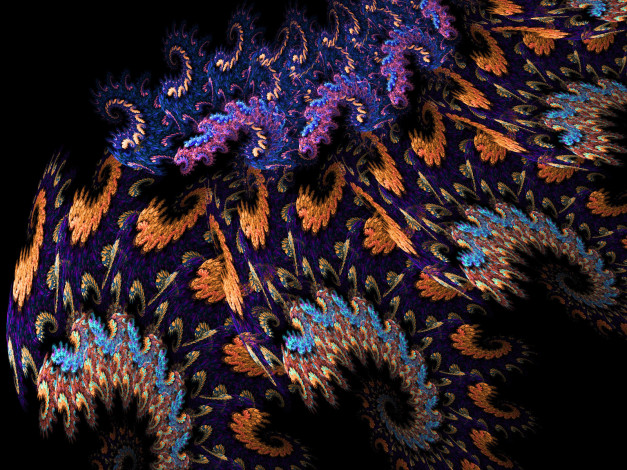 Обои картинки фото 3д, графика, fractal, фракталы, абстракция, фон, узор, тёмный