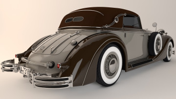 обоя автомобили, 3д, 1937, horch, 853a, sport