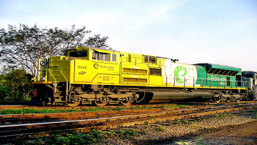 Картинка техника локомотивы рельсы железная дорога локомотив