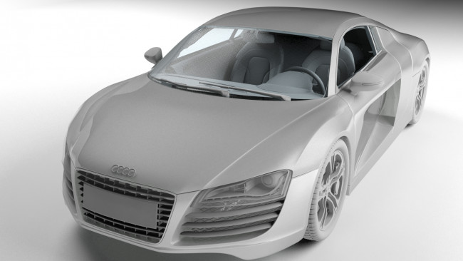 Обои картинки фото автомобили, 3д, ауди