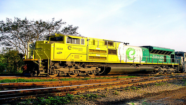 Обои картинки фото техника, локомотивы, рельсы, железная, дорога, локомотив