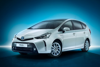обоя автомобили, toyota, prius, светлый, 2015г, zvw40w