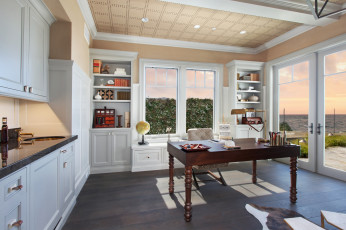 Картинка интерьер кухня стиль стол стулья