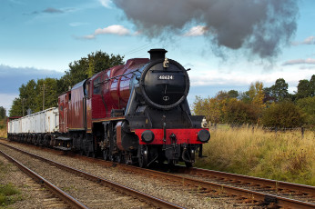 Картинка техника паровозы дорога железная паровоз