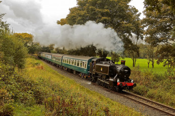 Картинка техника паровозы паровоз дорога железная