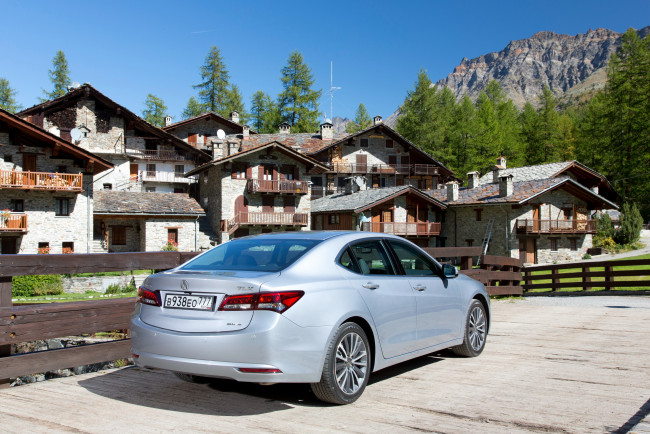 Обои картинки фото автомобили, acura, 2014г, cis-spec, 2-4l, tlx, светлый