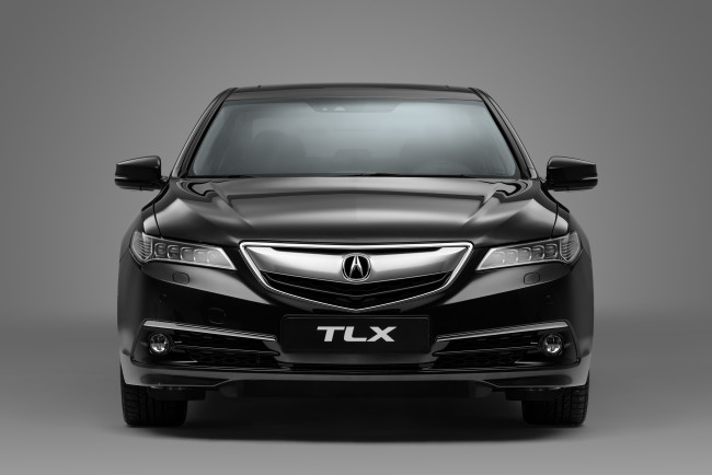 Обои картинки фото автомобили, acura, темный, 2014г, cis-spec, 2-4l, tlx