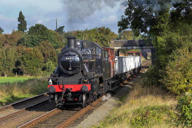 Обои картинки фото техника, паровозы, железная, паровоз, дорога