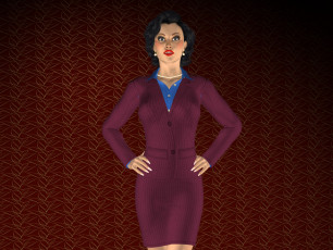 Картинка 3д+графика люди+ people фон взгляд девушка