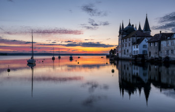 Картинка города замки+швейцарии швейцария боденское озеро штекборн замок